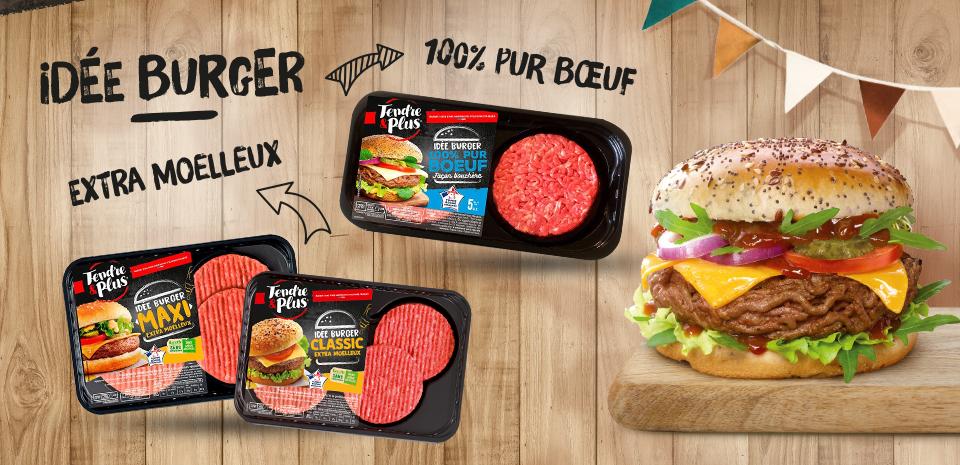 Gamme idée Burger Tendre & plus 2021