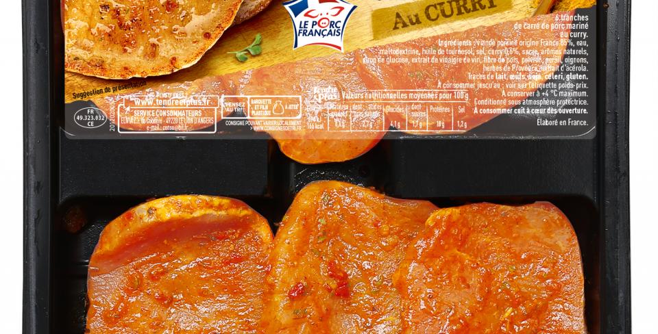 Tranches Fines de porc au curry