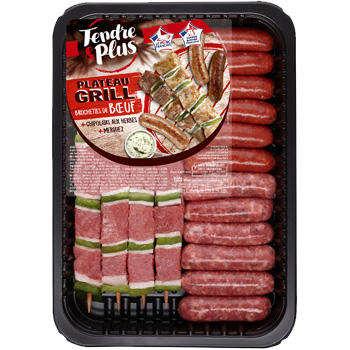 Plateau grill brochettes de Bœuf