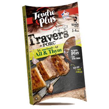 Travers de porc Marinade Ail et Thym