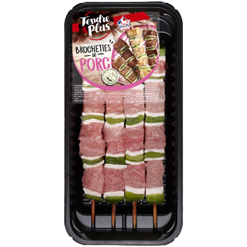 Brochettes de porc