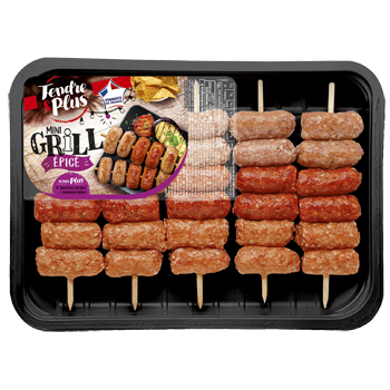 Mini grill epicé