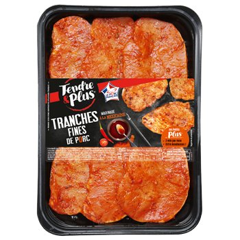 Tranches fines de porc à la mexicaine