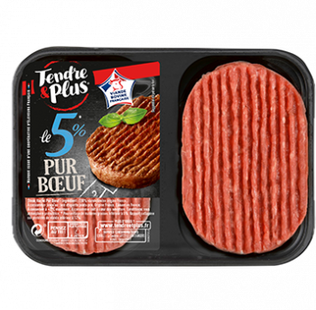 Steaks hachés pur bœuf 5%