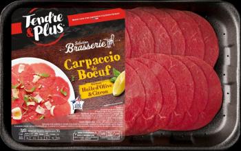 Carpaccio de Bœuf à l'Huile d'Olive Citronnée