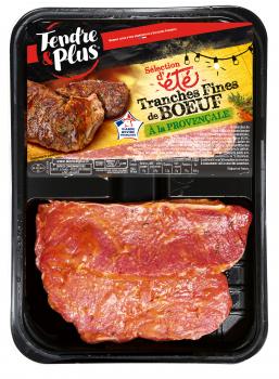 Fines tranches de boeuf à la provençale