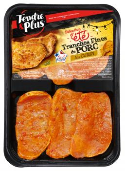 Tranches fines de porc au curry