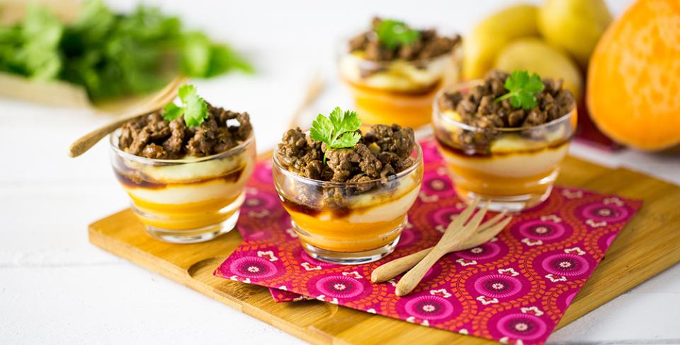 Recette minis hachis à la sauce soja
