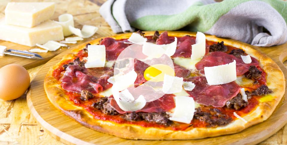 Recette Pizza Double Beef