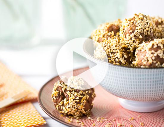 Recette Boulettes de Bœuf laquée Miel, Soja et Sésame