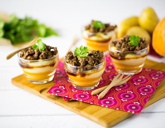 Recette minis hachis à la sauce soja