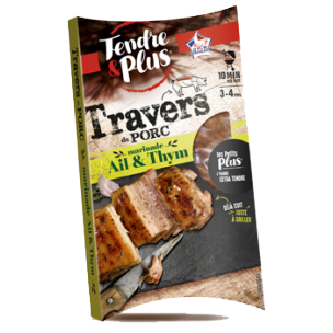 Travers de porc Marinade Ail et Thym