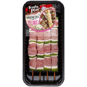 Brochettes de porc