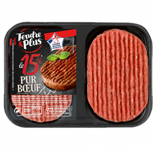 Steaks hachés pur bœuf 15%