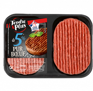 Steaks hachés pur bœuf 5%
