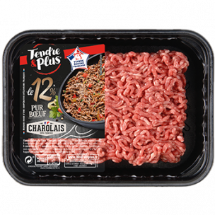 Viande hachée Charolais pur boeuf 12%