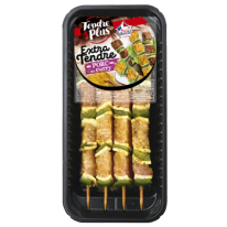 Brochettes de Porc extra-tendres marinées au curry