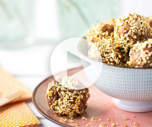 Recette Boulettes de Bœuf laquée Miel, Soja et Sésame