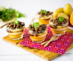 Recette minis hachis à la sauce soja
