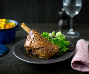 Recette Souris d’agneau confite, et cocos de Paimpol